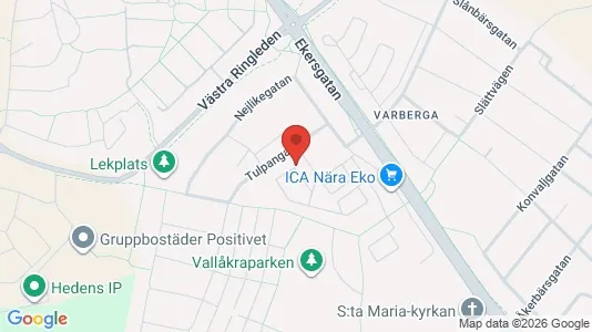 Lägenheter till salu i Örebro - kort over placeringen