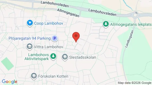 Bostadsrätter till salu i Linköping - kort over placeringen