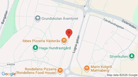 Bostadsrätter till salu i Västerås - kort over placeringen