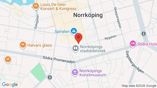 Lägenheter att hyra i Norrköping - kort over placeringen