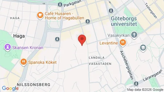 Lägenheter till salu i Göteborg Centrum - kort over placeringen