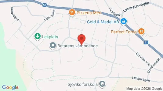 Bostadsrätter till salu i Finspång - kort over placeringen