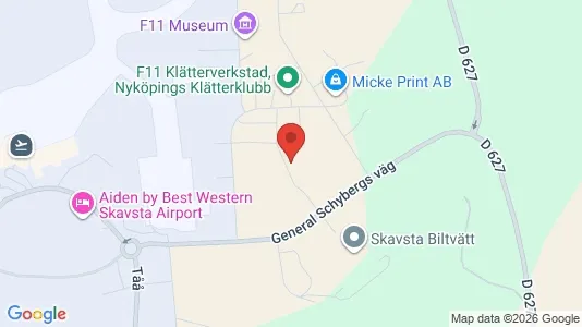 Lägenheter att hyra i Nyköping - kort over placeringen