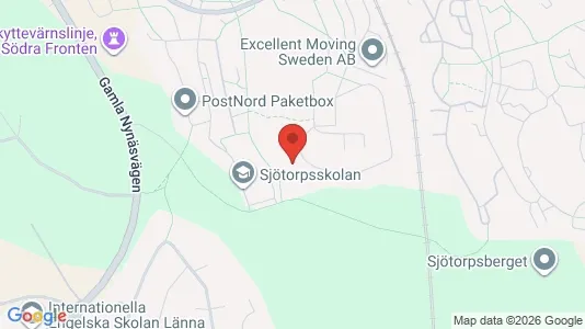 Rum att hyra i Huddinge - kort over placeringen