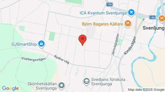 Lägenheter till salu i Svenljunga - kort over placeringen