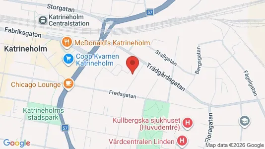 Lägenheter att hyra i Katrineholm - kort over placeringen