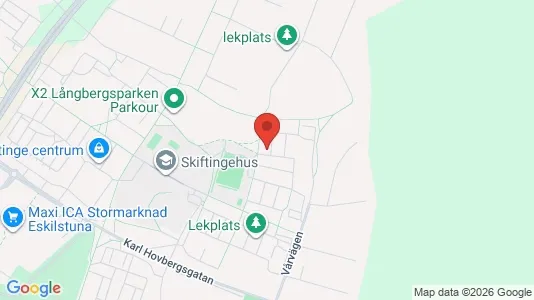 Lägenheter att hyra i Eskilstuna - kort over placeringen