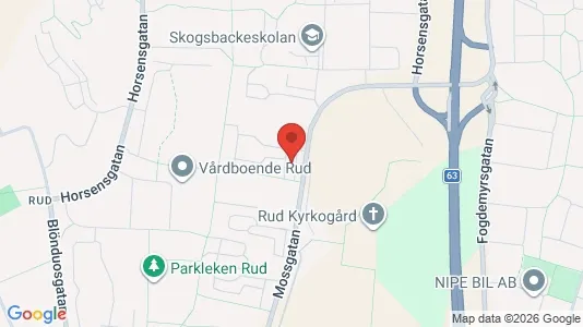 Bostadsrätter till salu i Karlstad - kort over placeringen