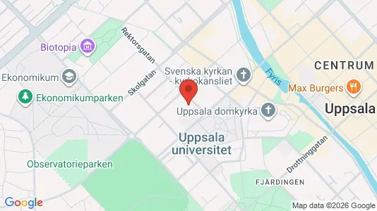Lägenheter till salu i Uppsala - kort over placeringen