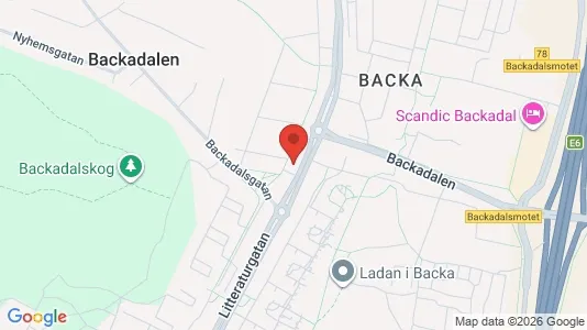 Lägenheter till salu i Norra hisingen - kort over placeringen