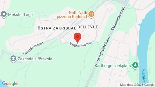 Bostadsrätter till salu i Karlstad - kort over placeringen