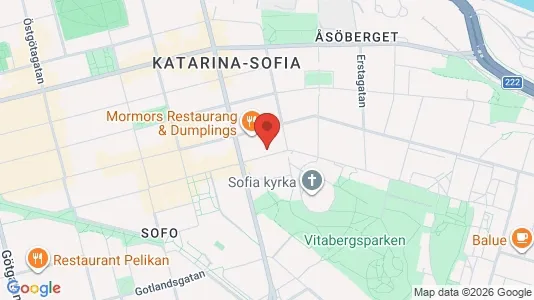 Lägenheter till salu i Södermalm - kort over placeringen