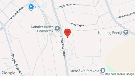 Lägenheter att hyra i Vetlanda - kort over placeringen