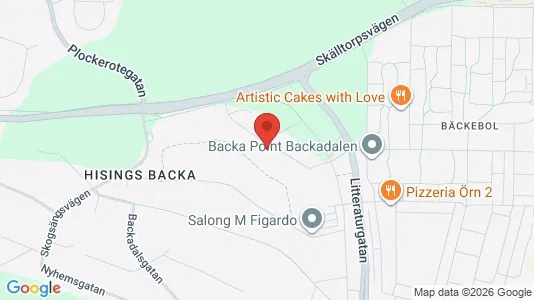 Lägenheter till salu i Norra hisingen - kort over placeringen