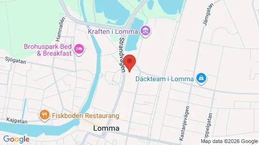 Lägenheter till salu i Lomma - kort over placeringen
