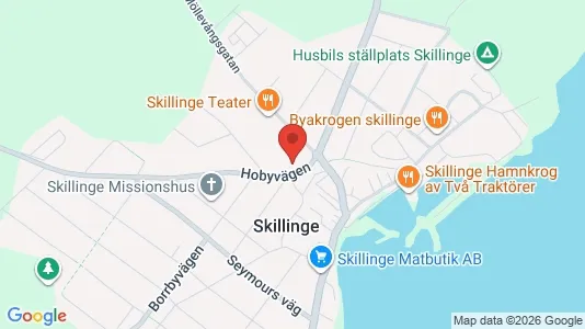 Rum att hyra i Simrishamn - kort over placeringen