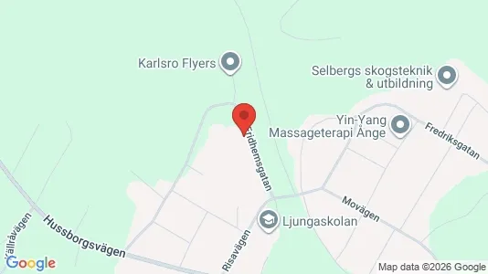 Lägenheter att hyra i Ånge - kort over placeringen