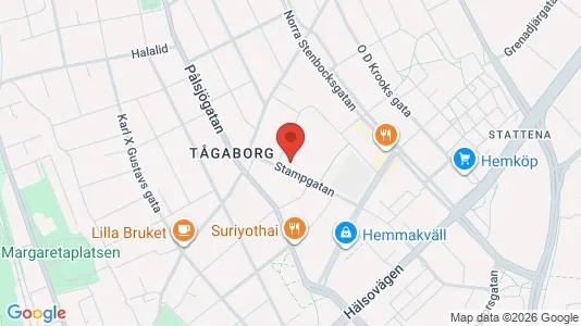 Lägenheter till salu i Helsingborg - kort over placeringen