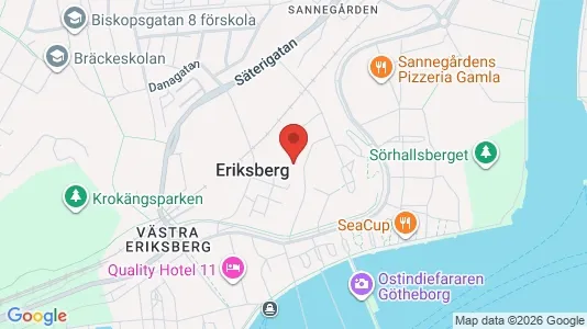 Lägenheter till salu i Lundby - kort over placeringen