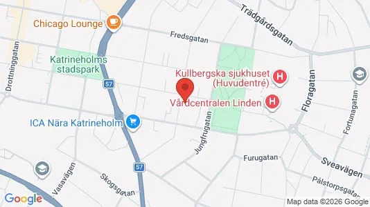 Lägenheter att hyra i Katrineholm - kort over placeringen