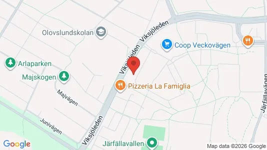 Bostadsrätter till salu i Järfälla - kort over placeringen