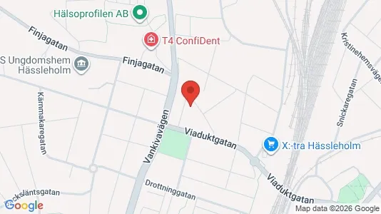 Lägenheter att hyra i Hässleholm - kort over placeringen