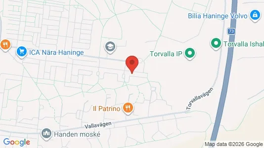 Lägenheter till salu i Haninge - kort over placeringen