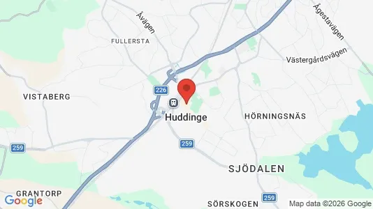 Hus att hyra i Huddinge - Bild från Google Street View
