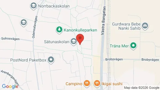 Lägenheter till salu i Sigtuna - kort over placeringen
