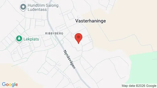 Bostadsrätter till salu i Haninge - kort over placeringen