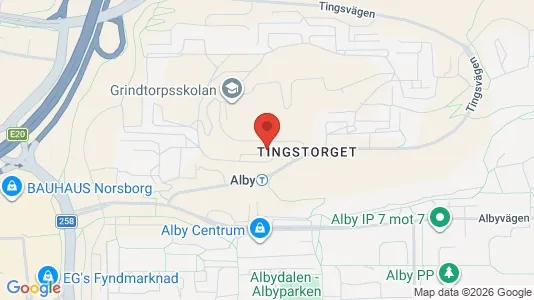 Lägenheter att hyra i Botkyrka - kort over placeringen