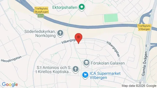 Lägenheter att hyra i Norrköping - kort over placeringen
