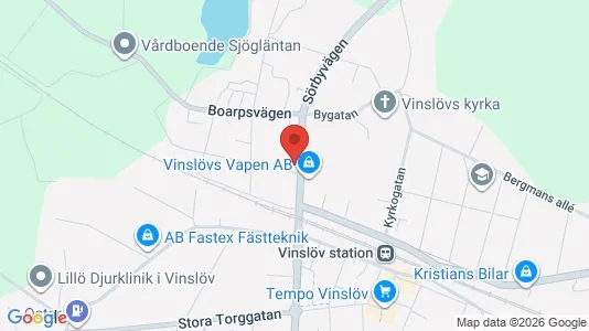 Lägenheter till salu i Hässleholm - kort over placeringen