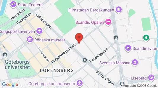 Lägenheter till salu i Örgryte-Härlanda - kort over placeringen