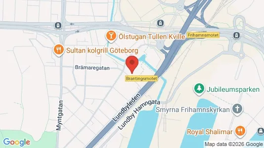 Bostadsrätter till salu i Lundby - kort over placeringen