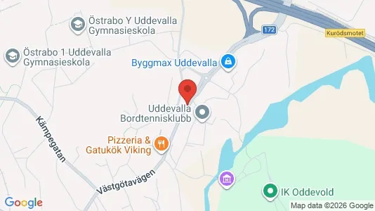 Lägenheter att hyra i Uddevalla - kort over placeringen