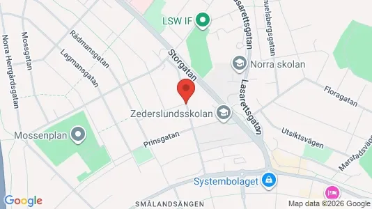 Bostadsrätter till salu i Motala - kort over placeringen