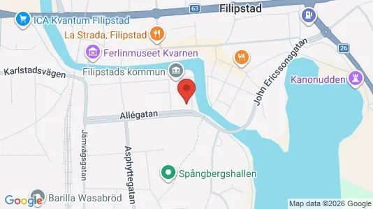 Lägenheter att hyra i Filipstad - Bild från Google Street View