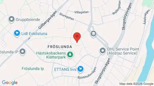 Lägenheter att hyra i Eskilstuna - kort over placeringen