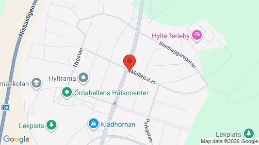 Lägenheter att hyra i Hylte - kort over placeringen