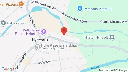 Lägenheter att hyra i Hylte - kort over placeringen