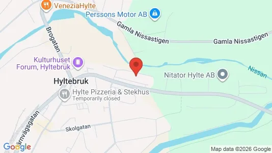 Lägenheter att hyra i Hylte - kort over placeringen