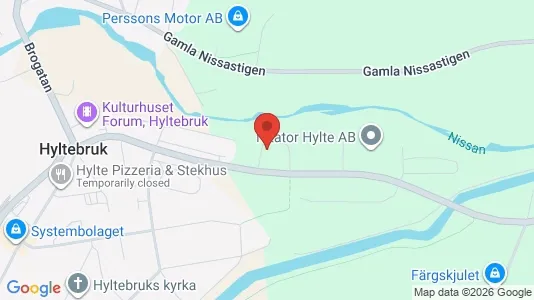 Lägenheter att hyra i Hylte - kort over placeringen