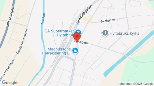 Lägenheter att hyra i Hylte - kort over placeringen