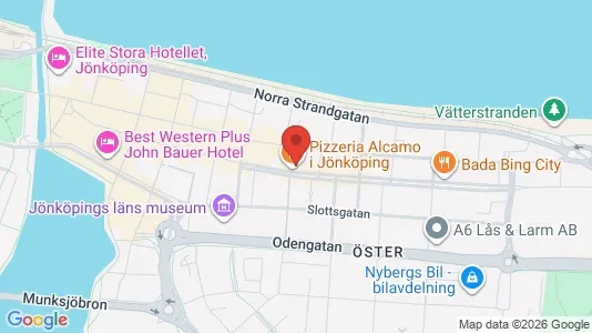 Lägenheter att hyra i Jönköping - kort over placeringen