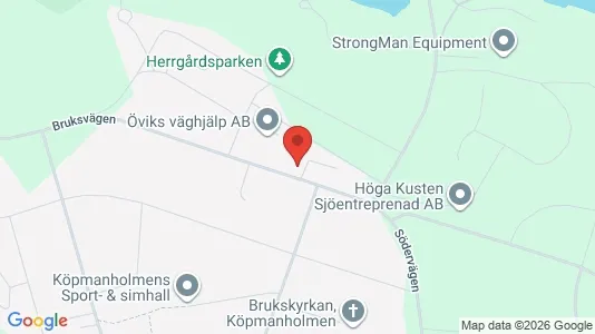 Lägenheter att hyra i Örnsköldsvik - kort over placeringen