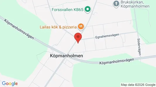 Lägenheter att hyra i Örnsköldsvik - kort over placeringen