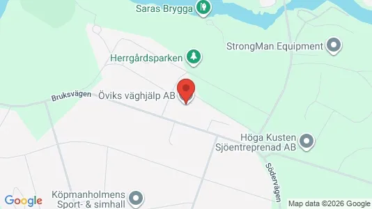 Lägenheter att hyra i Örnsköldsvik - kort over placeringen