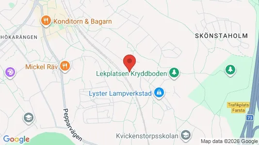 Lägenheter att hyra i Söderort - kort over placeringen