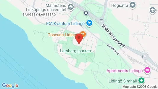 Lägenheter att hyra i Lidingö - kort over placeringen